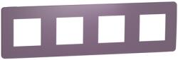 Schneider Placa ornament, Unica Studio Colsau, patru module, plum (NU280814)