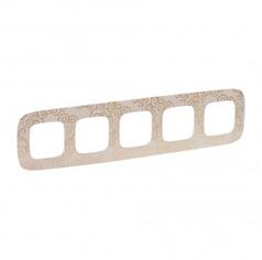 Legrand Placa Valena Allure - 5 module - narcis gold (754355)