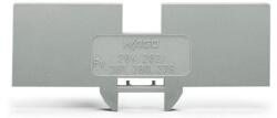 Wago Step-down cover plate; 1 mm thick; for 4-conductor 280-633 terminal blocks; gray (284-335)