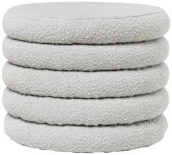 Somcasa Szürke bouclé Somcasa Harry puff - 40 cm (00PF202421)