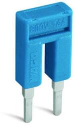 Wago Push-in type jumper bar; insulated; 2-way; Nominal current 14 A; blue (2000-402/000-006)