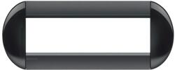 Bticino Placa ornament , 7 module, fumuriu, living light, BTICINO (LNB4807SM)