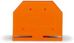 Wago End and intermediate plate; 3 mm thick; orange (281-302)