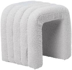 Somcasa Szürke bouclé Somcasa Edy puff, 42 x 42 cm (00PF203121)