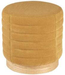 Somcasa Mustársárga színű Somcasa Saul bársony puff 40 cm (00PF201227)