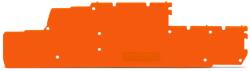Wago End and intermediate plate; 1 mm thick; orange (870-149)