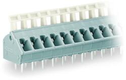 Wago PCB terminal block; push-button; 2.5 mm2; Pin spacing 5/5.08 mm; 2-pole; suitable for Ex-e applications; CAGE CLAMP®; commoning option; 2, 50 mm2; light gray (256-402/000-009/999-950)