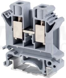 Tracon Clema sir industriala de faza, cu surub, pe sina, gri TSKA10 0, 5-10mm2, 800VAC, 76A (TSKA10)