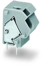 Wago Stackable PCB terminal block; 2.5 mm2; Pin spacing 10/10.16 mm; 1-pole; PUSH WIRE®; 2, 50 mm2; light gray (254-863)