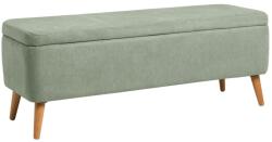 Somcasa Zöld kárpitozott pad Somcasa Zürich 120 cm tárolóhellyel (00SF303828)