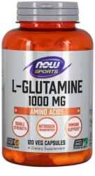 NOW L-Glutamine, Double Strength 1000 mg (120 veg kapszula) - Extra Erős L-Glutamin 120 veg kapszula