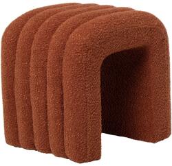 Somcasa Terrakotta vörös bouclé Somcasa Edy puff 42 x 42 cm (00PF203134)