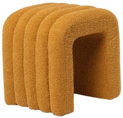 Somcasa Sárga bouclé Somcasa Edy puff, 42 x 42 cm (00PF203127)