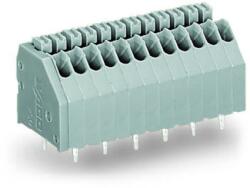 Wago PCB terminal block; push-button; 0.5 mm2; Pin spacing 2.54 mm; 2-pole; Push-in CAGE CLAMP®; 0, 50 mm2; orange (250-1402/000-012)