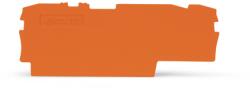 Wago End and intermediate plate; 1 mm thick; orange (2002-1792)