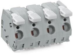Wago PCB terminal block; lever; 6 mm2; Pin spacing 12.5 mm; 8-pole; CAGE CLAMP®; 6, 00 mm2; gray (2706-308)