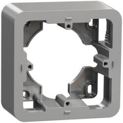 Schneider New Unica - doza - aparenta - 1 x 2 module - aluminiu (NU840230)