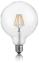 Ideal Lux Bec LED Globo transparent, dulie E27, 8 W - 3000 K, lumina calda, D: 125 mm (101347)