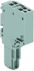 Wago 2-conductor female connector; 1.5 mm2; 2-pole; 1, 50 mm2; gray (2020-202)