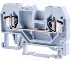 Tracon Clema sir industriala de faza, cu arc, pe sina, gri TSKC2, 5 800V 24A 0.08-2.5 mm2 2P (TSKC2,5)