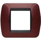 Bticino Placa ornament 2 module Purpuriu Bticino Living (L4802AT)