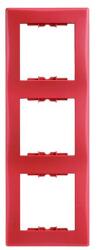 Schneider Rama verticala, 3 posturi SEDNA SCHNEIDER, rosu (SDN5801341)