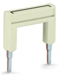 Wago Push-in type jumper bar; insulated; from 1 to 5; Nominal current 18 A; light gray (2001-435)