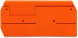 Wago End and intermediate plate; 2.5 mm thick; orange (880-328)
