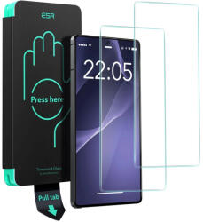 ESR Samsung Galaxy S25 Ultra Kijelzővédő Üvegfólia - ESR Armorite x 2 db (WR-188998)
