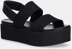 Calvin Klein Jeans szandál FLATFORM SANDAL SLING IN fekete, női, platformos, YW0YW01788 - fekete Női 39