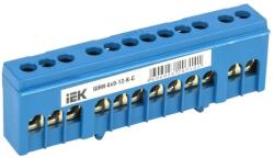 Iek Neutral bus bar in body-Izolator onto a DIN-rail SHNI-6x9-12-k-S (YNN10-69-12KD-K07)