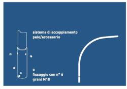 Tecnopali North Europe BRAT CURBAT SIMPLU - Raza de curbura 500 mm - inclinare 5 grade 1000x1000 (FAMA100LZIS051N)