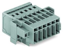 Wago 1-conductor male connector; Feedthrough flange; 4 mm2; Pin spacing 5 mm; 13-pole; 4, 00 mm2; gray (769-613/004-000)