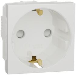 Schneider Priza schuko 16A 2 module alb New Unica (NU303718)