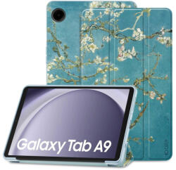 Tech-Protect Samsung Galaxy Tab A9 8.7" X110 / X115 Tok - Tech-Protect SmartCase - Virágos (WR-172067)
