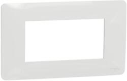 Schneider Placa ornament 4 module Alb new Unica (NU210418)