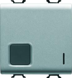 Gewiss TIMER - 230V ac 50/60Hz - TYPE RELAY - 1NO 16A(AC1)/10A(AC15)250V ac - 2 MODULES - TITANIUM - CHORUS (GW14582)