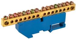 Iek Neutral bus bar with DIN-Izolator SHNI-8x12-16-D-S (YNN10-812-16D-K07)