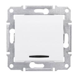 Schneider Intrerupator cruce cu LED 10 AX SEDNA SCHNEIDER alb (SDN0501121)