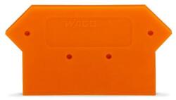 Wago End and intermediate plate; 4 mm thick; gray (282-316)