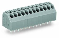 Wago PCB terminal block; push-button; 1.5 mm2; Pin spacing 3.5 mm; 12-pole; Push-in CAGE CLAMP®; 1, 50 mm2; orange (250-112/000-012)