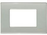 Bticino Placa Ornament 2 Module Gri Perla Bticino (n4819gn)