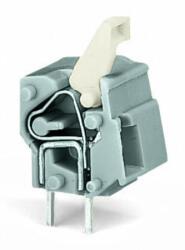 Wago Stackable PCB terminal block; push-button; 2.5 mm2; Pin spacing 10/10.16 mm; 1-pole; CAGE CLAMP®; commoning option; 2, 50 mm2; orange (257-766)