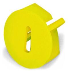 Wago Finger guard; touchproof cover protects unused conductor entries; yellow (285-400)