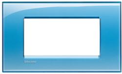 Bticino Placa ornament , 7 module, albastra, living light, BTICINO (LNA4807AD)