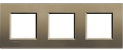 Bticino Rama LiVing Light Silk 2+2+2 cu distan ta de 71 mm - Patrat (LNA4802M3SQ)
