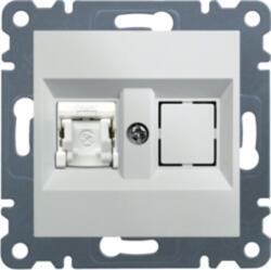 Hager Priză date 1xRJ45, Cat. 5e FTP-alb (WL2130)