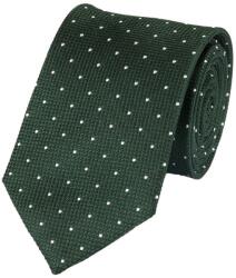 Charles Tyrwhitt Spot Silk Tie - Dark Green