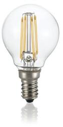 Ideal Lux Bec LED Sfera transparent, dulie E14, 4 W - 3000 K, lumina calda (101200 IDEAL LUX)