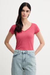 Sisley t-shirt rózsaszín - rózsaszín S
